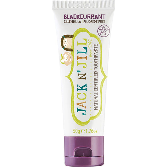 Jack N' Jill- Toothpaste Children Blackcurrant Fluoride Free-6x50g