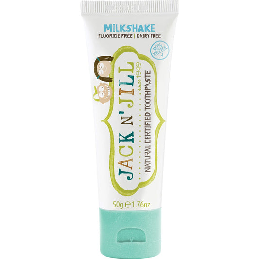 Jack N' Jill- Toothpaste Children Milkshake Fluoride Free-6x50g
