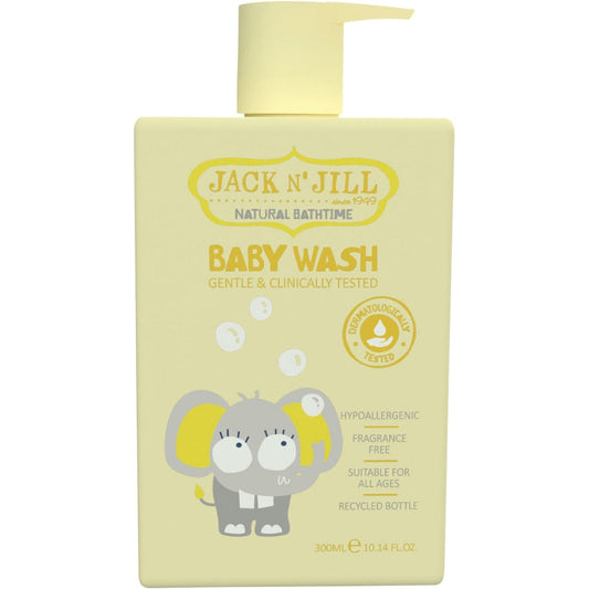 Jack N' Jill- Baby Wash Fragrance Free-3x300ml