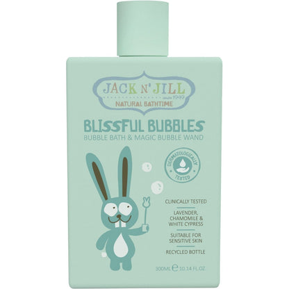 Jack N' Jill- Blissful Bubbles Bubble Bath & Magic Bubble Wand-3x300ml