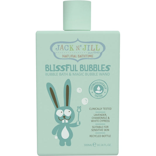 Jack N' Jill- Blissful Bubbles Bubble Bath & Magic Bubble Wand-3x300ml