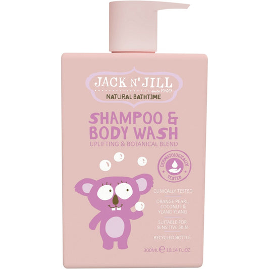 Jack N' Jill- Shampoo & Body Wash Uplifting & Botanical Blend-3x300ml