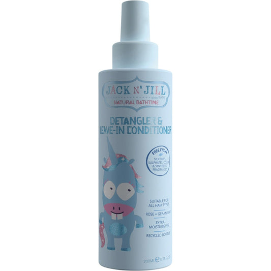 Jack N' Jill- Detangler & Leave-in Conditioner Rose & Geranium-6x200ml