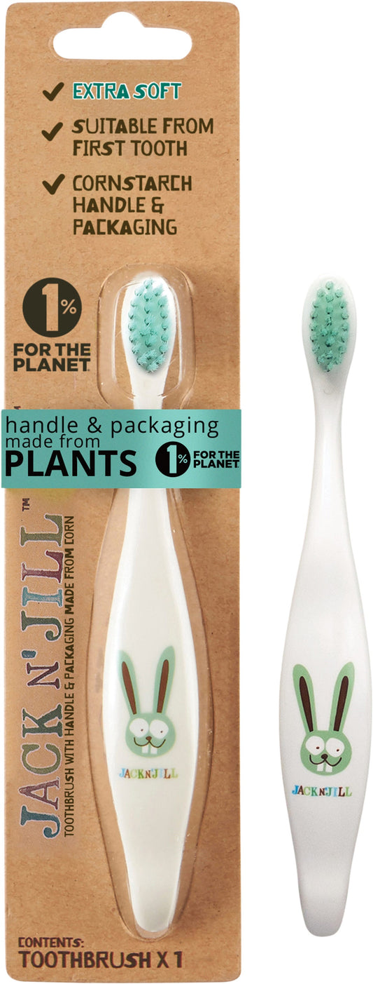 Jack N' Jill- Toothbrush Children Bunny Biodegradable-x8