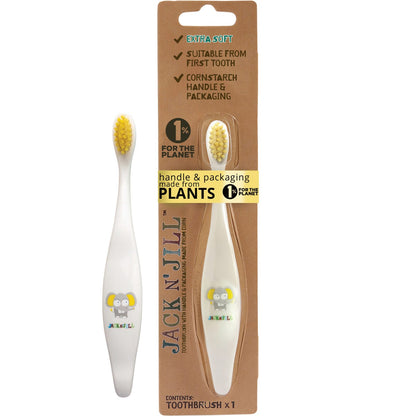 Jack N' Jill- Toothbrush Children Elephant Biodegradable-x8