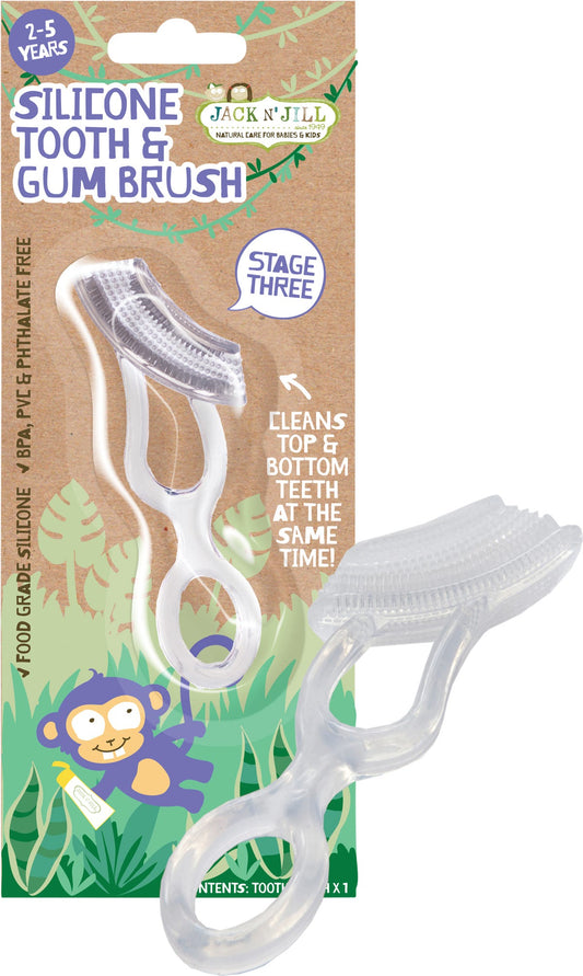 Jack N' Jill- Silicone Tooth & Gum Brush-x8