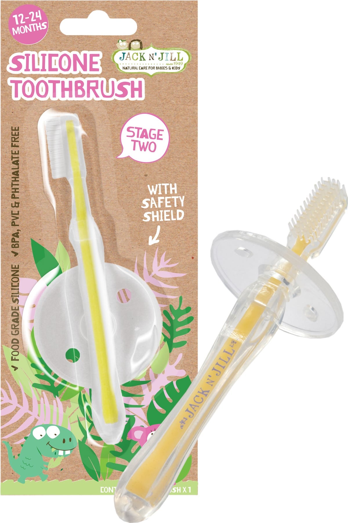 Jack N' Jill- Silicone Baby Toothbrush-x8