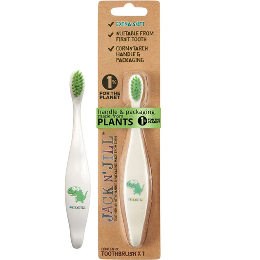 Jack N' Jill- Toothbrush Children Dino Biodegradable-x8
