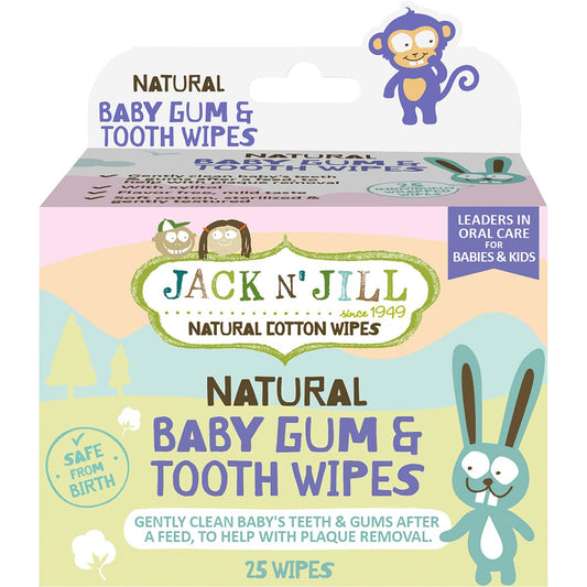 Jack N' Jill- Baby Gum & Tooth Wipes-8x25pcs