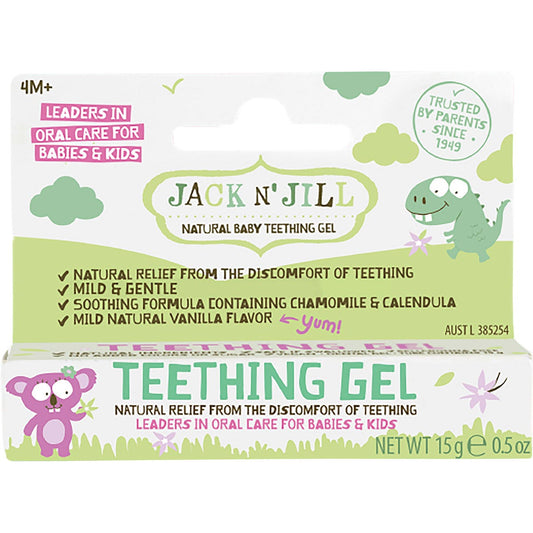 Jack N' Jill- Teething Gel 4 Months +-6x15g
