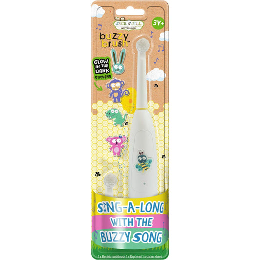 Jack N' Jill- Electric Musical Toothbrush Buzzy Brush 3 Years +-x8