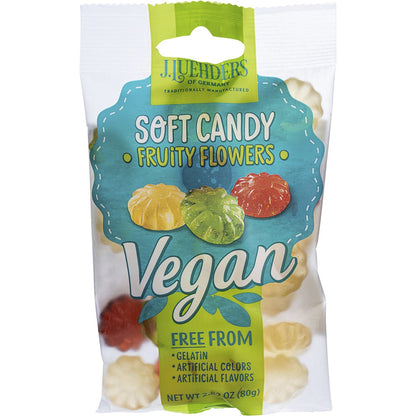 J.Luehders- Soft Vegan Candy Fruity Flowers-10x80g