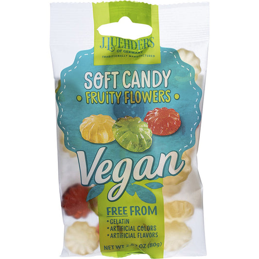 J.Luehders- Soft Vegan Candy Fruity Flowers-10x80g