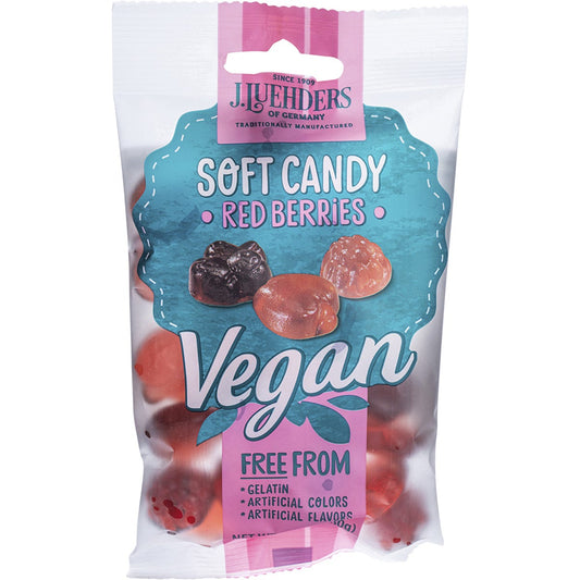 J.Luehders- Soft Vegan Candy Red Berries-10x80g