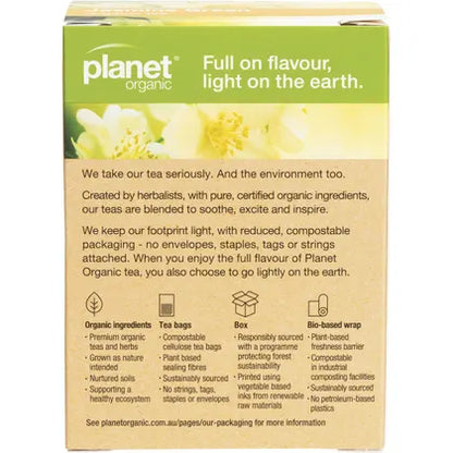 Planet Organic- Jasmine Green Herbal Tea Bags-25pk