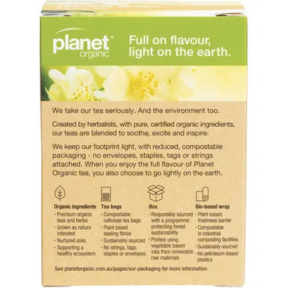 Planet Organic- Jasmine Green Herbal Tea Bags-25pk