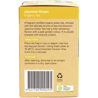 Planet Organic- Jasmine Green Herbal Tea Bags-25pk