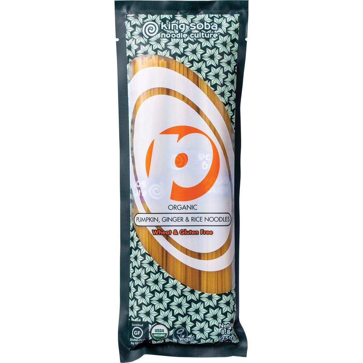 King Soba- Organic Pumpkin, Ginger&Rice Noodles-250g