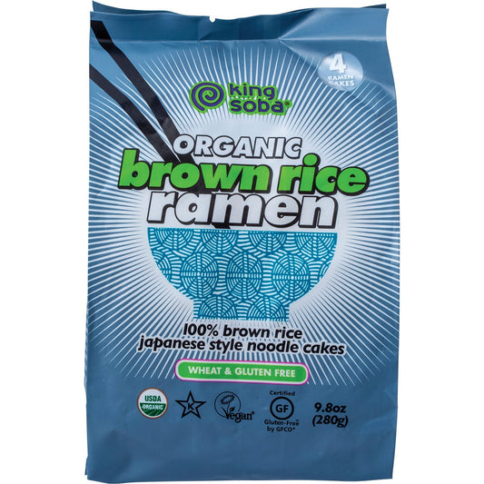 King Soba- Organic Brown Rice Ramen Noodles-280g