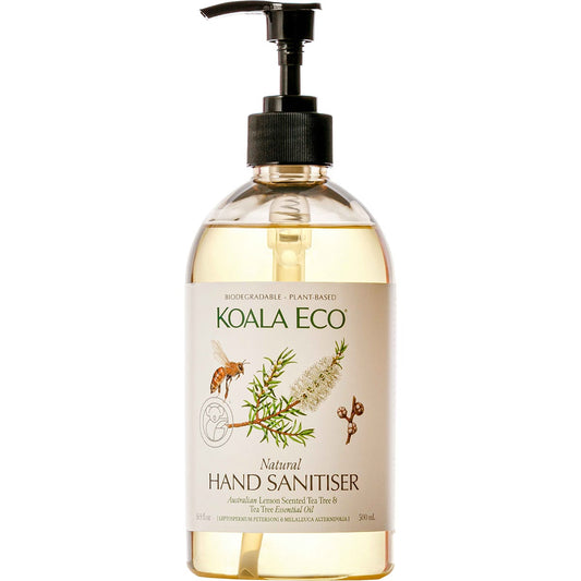 Koala Eco- Hand Sanitiser Lemon Scented Tea Tree & Tea Tree-500ml