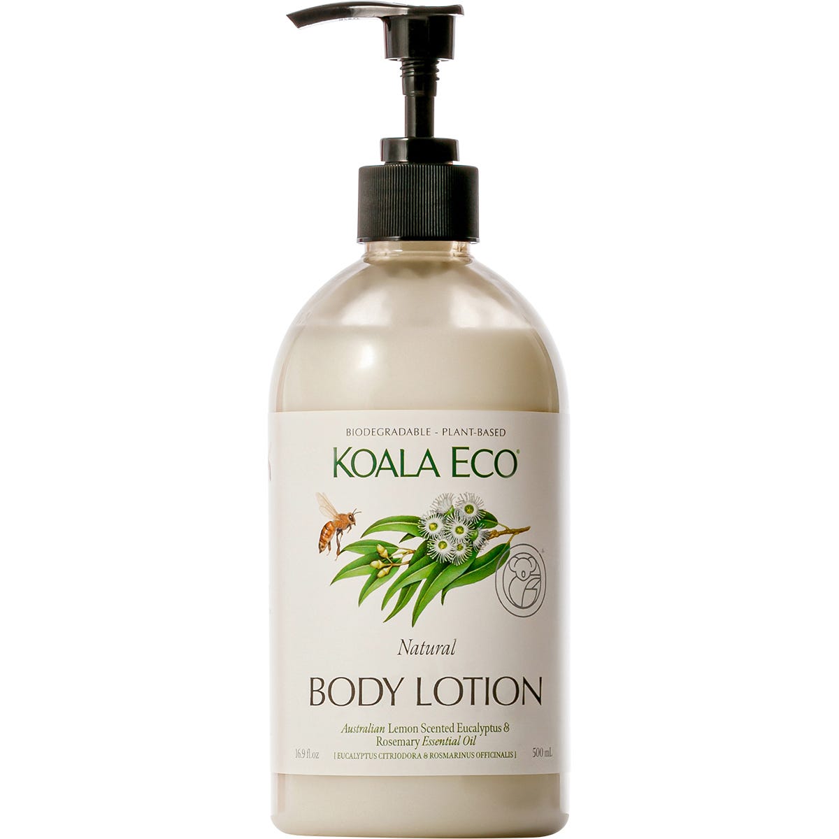 Koala Eco- Hand & Body Lotion Lemon Scented Eucalyptus & Rosemary-500ml