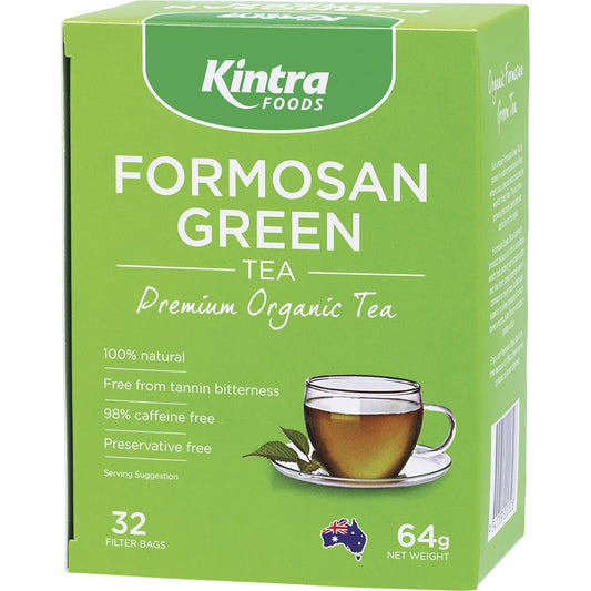 Kintra Foods- Formosan Green Tea Bags-32pk