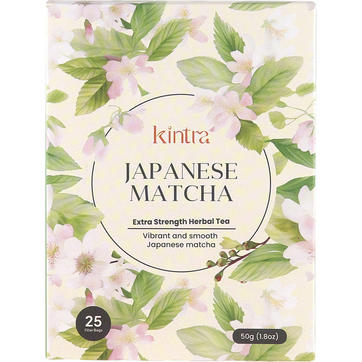 Kintra Foods- Japanese Matcha Tea Bags-25pk