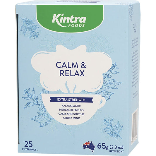 Kintra Foods- Herbal Tea Bags Calm & Relax-25pk