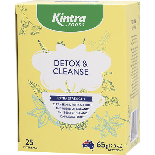 Kintra Foods- Herbal Tea Bags Detox & Cleanse-25pk