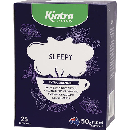 Kintra Foods- Herbal Tea Bags Sleepy-25pk