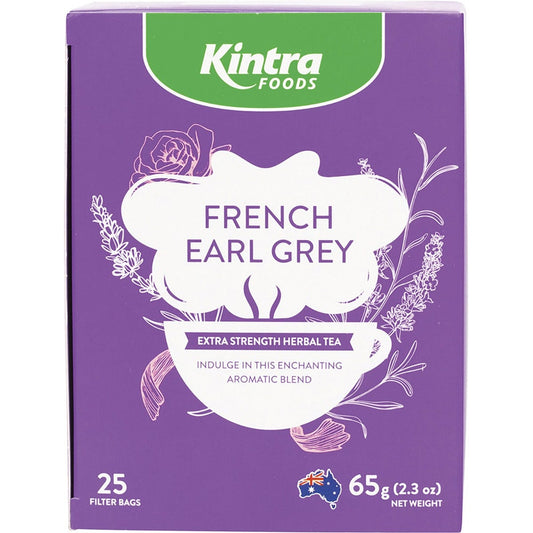 Kintra Foods- Herbal Tea Bags French Earl Grey-25pk