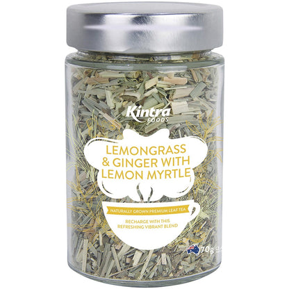 Kintra Foods- Loose Leaf Tea Lemongrass & Ginger with Lemon Myrtle-70g