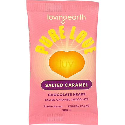 Loving Earth- Salted Caramel Chocolate Heart-16x30g