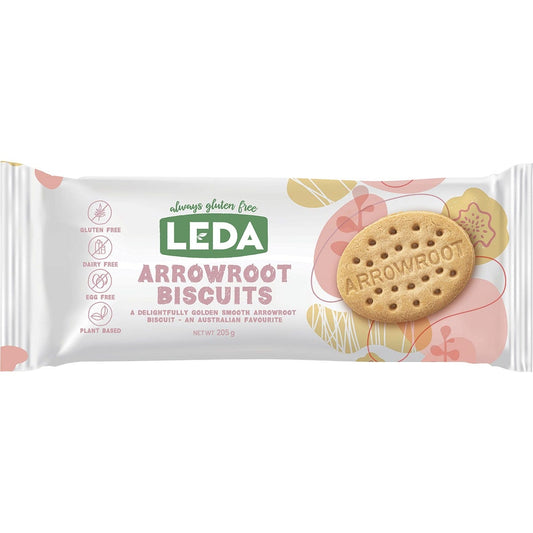 Leda- Arrowroot Biscuits-8x205g
