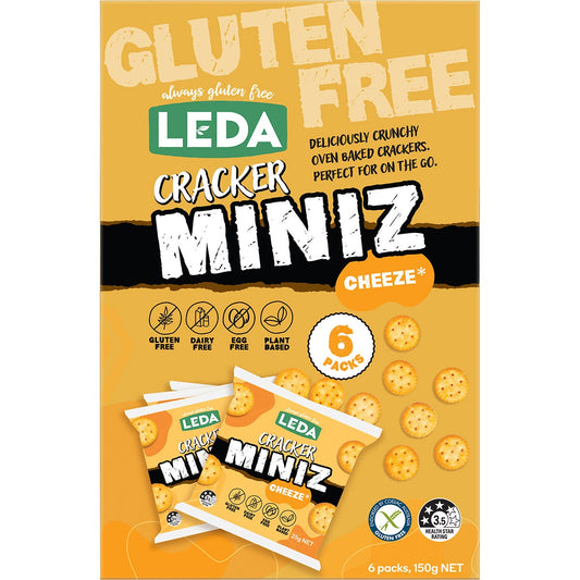 Leda- Cracker Miniz Cheeze Multi 6 Pack-6x150g