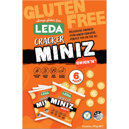 Leda- Cracker Miniz Chick'n Multi 6 Pack-6x150g