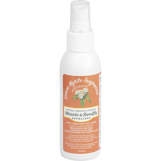 Lemon Myrtle Fragrances- Mozzie & Sandfly Repellent-125ml