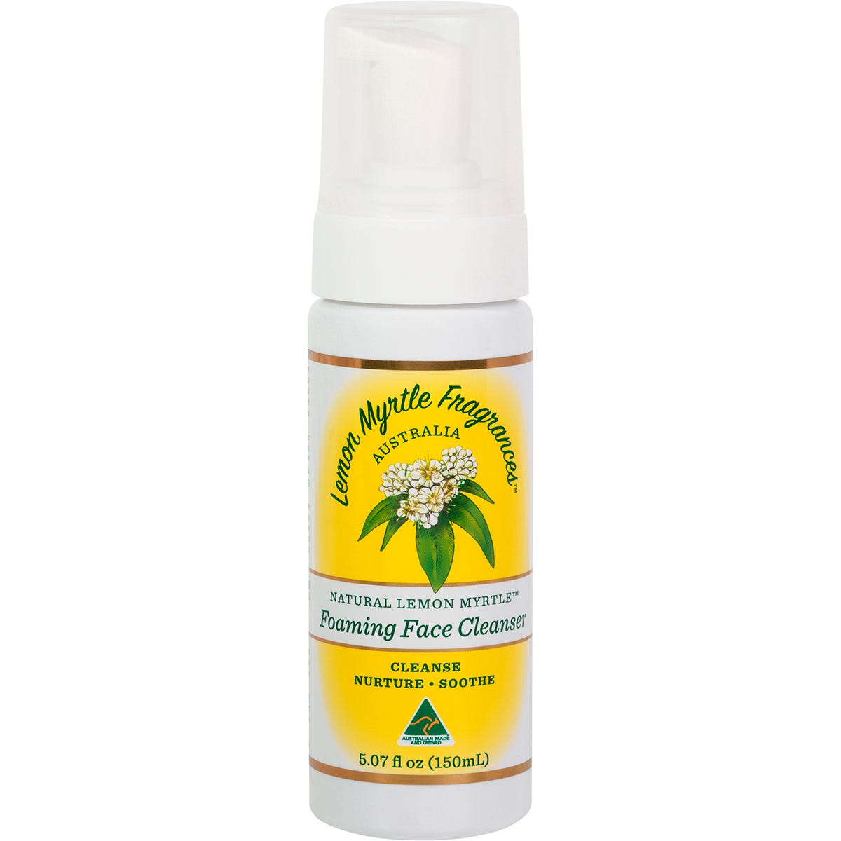 Lemon Myrtle Fragrances- Foaming Face Cleanser-150ml
