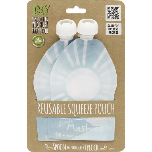 Little Mashies- Reusable Squeeze Pouch Sun-2x130ml