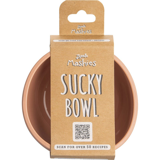 Little Mashies- Silicone Sucky Bowl Blush Pink