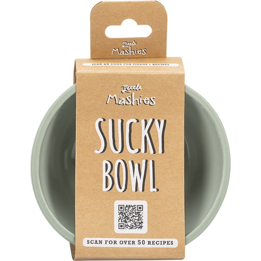 Little Mashies- Silicone Sucky Bowl Olive