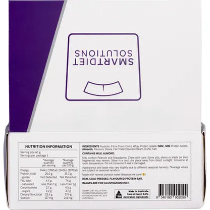 Smart Protein Bar- Latte Flavour Protein Bar-12x60g