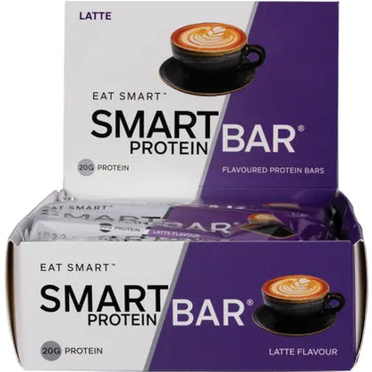 Smart Protein Bar- Latte Flavour Protein Bar-12x60g