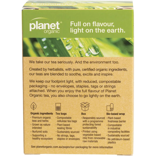 Planet Organic- Lemongrass Herbal Tea Bags-25pk