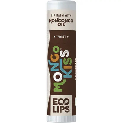 Eco Lips- Lip Balm Display Mongo Kiss Coconut-15x7g