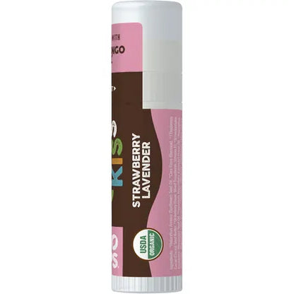 Eco Lips- Lip Balm Display Mongo Kiss Strawberry Lavender-15x7g