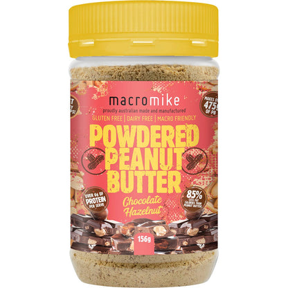 MACRO MIKE- Powdered Peanut Butter Chocolate Hazelnut-156g
