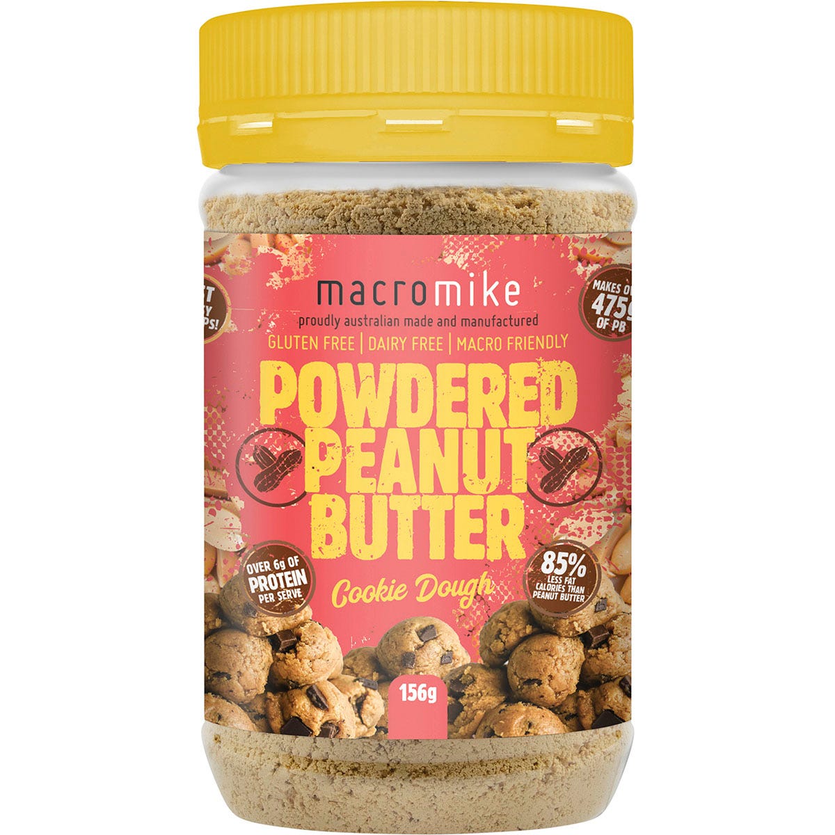 MACRO MIKE- Powdered Peanut Butter Cookie Dough-156g