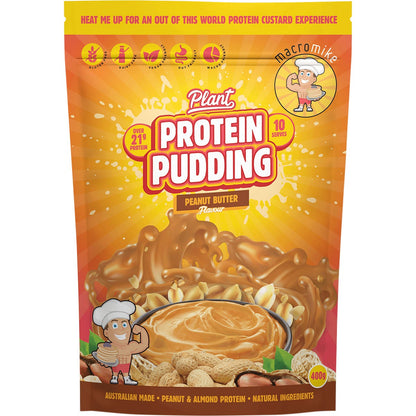 MACRO MIKE- Plant Protein Pudding Choc Peanut Truffle Fudge-400g