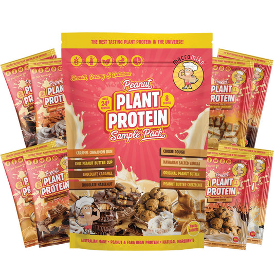 MACRO MIKE- Peanut Plant Protein Sample Pack-8x40g